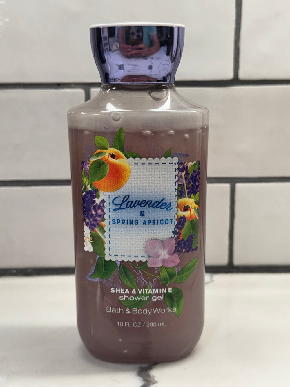 Bath and Body Works Lavender & Spring Apricot Shea & Vitamin E Shower Gel